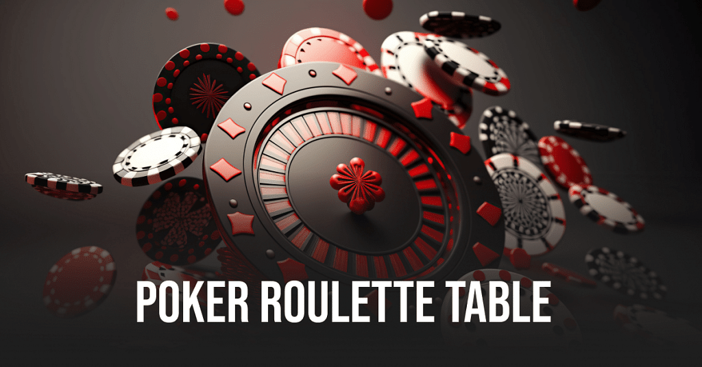 poker roulette table-