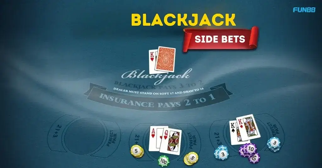 Blackjack side bets explained in details